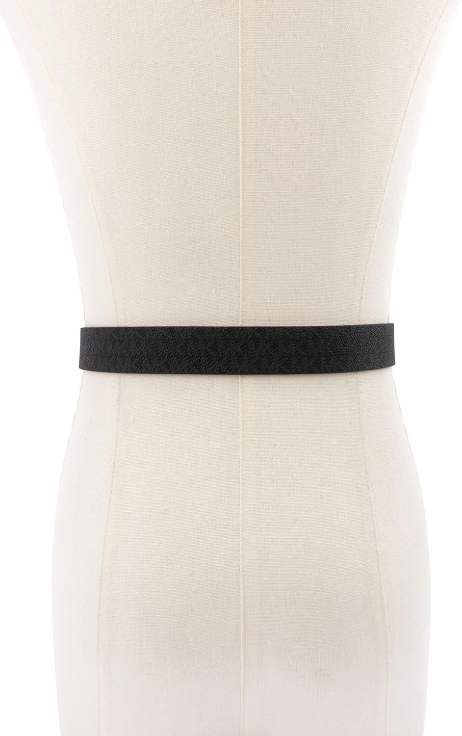 imageMichael Kors Womens 1 Inch Reversible Belt Stylish Fashion Accessory for Everyday WearBlackGold