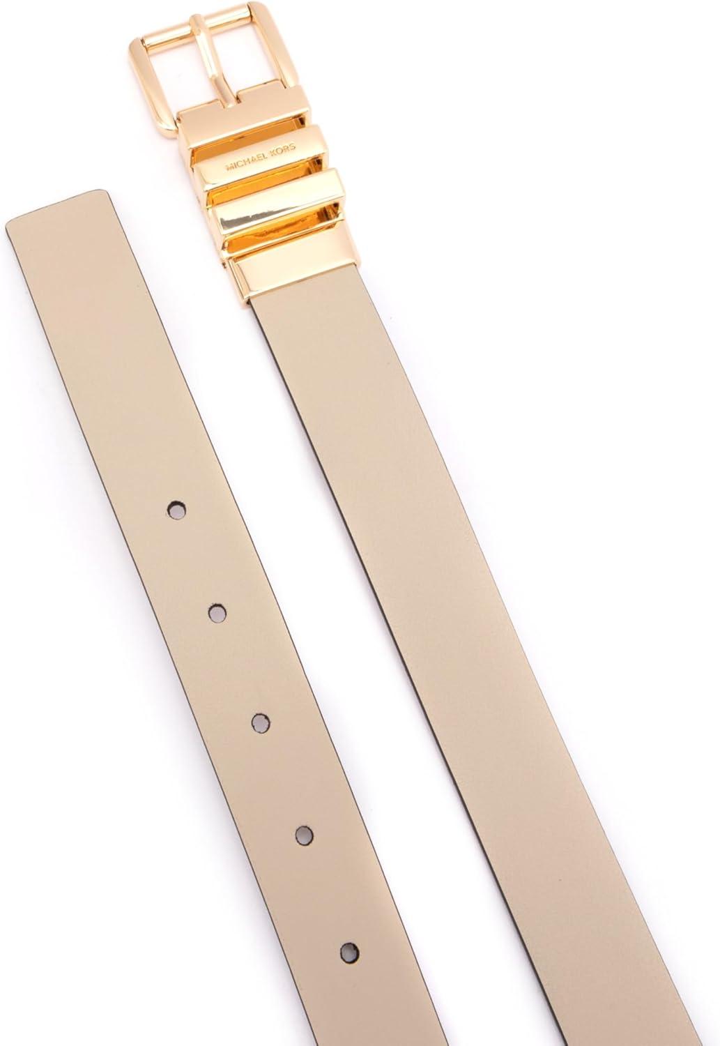 imageMichael Kors Womens 1 Inch Reversible Belt Stylish Fashion Accessory for Everyday WearLt Sand