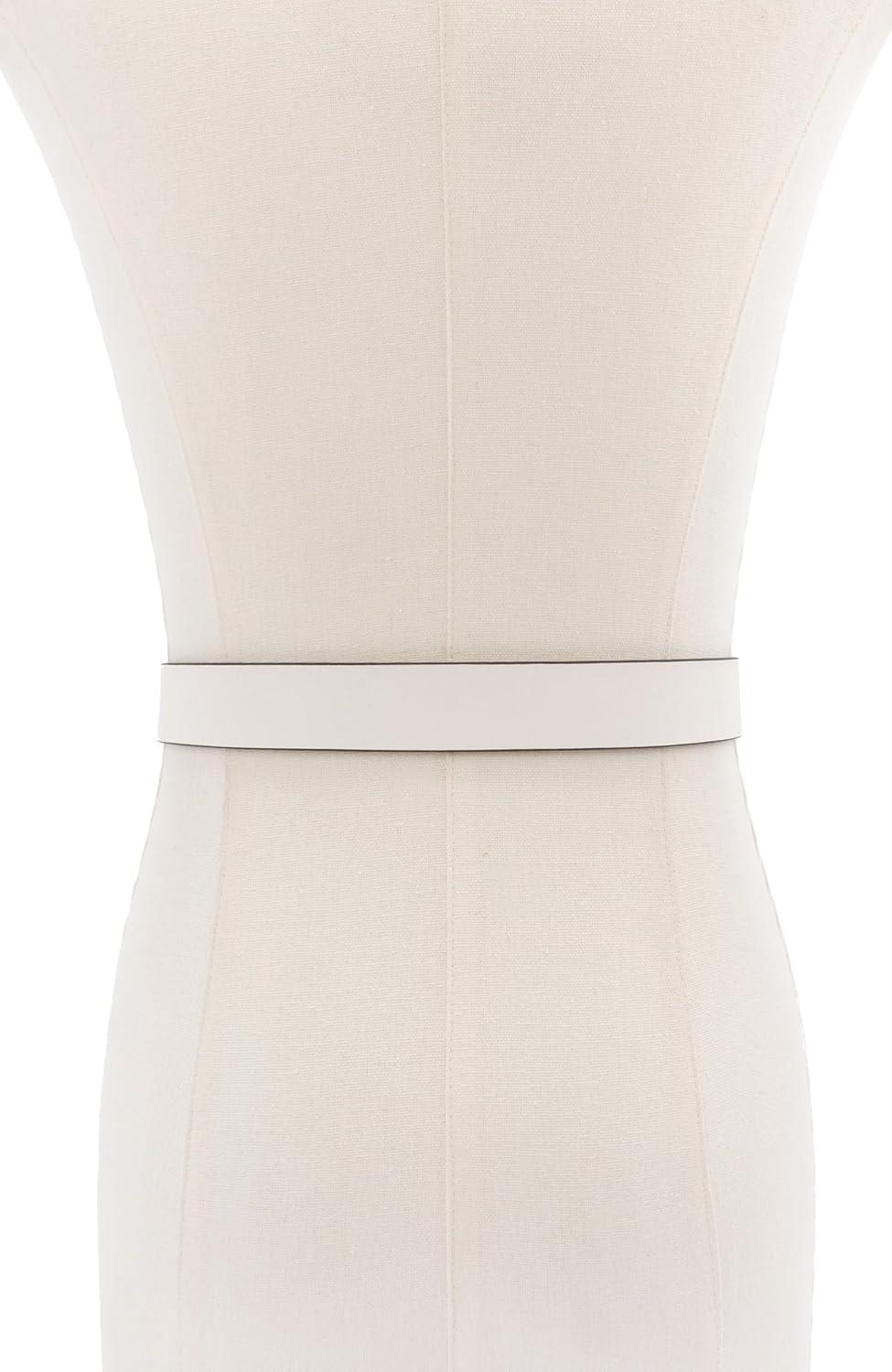 imageMichael Kors Womens 1 Inch Reversible Belt Stylish Fashion Accessory for Everyday WearOptic White
