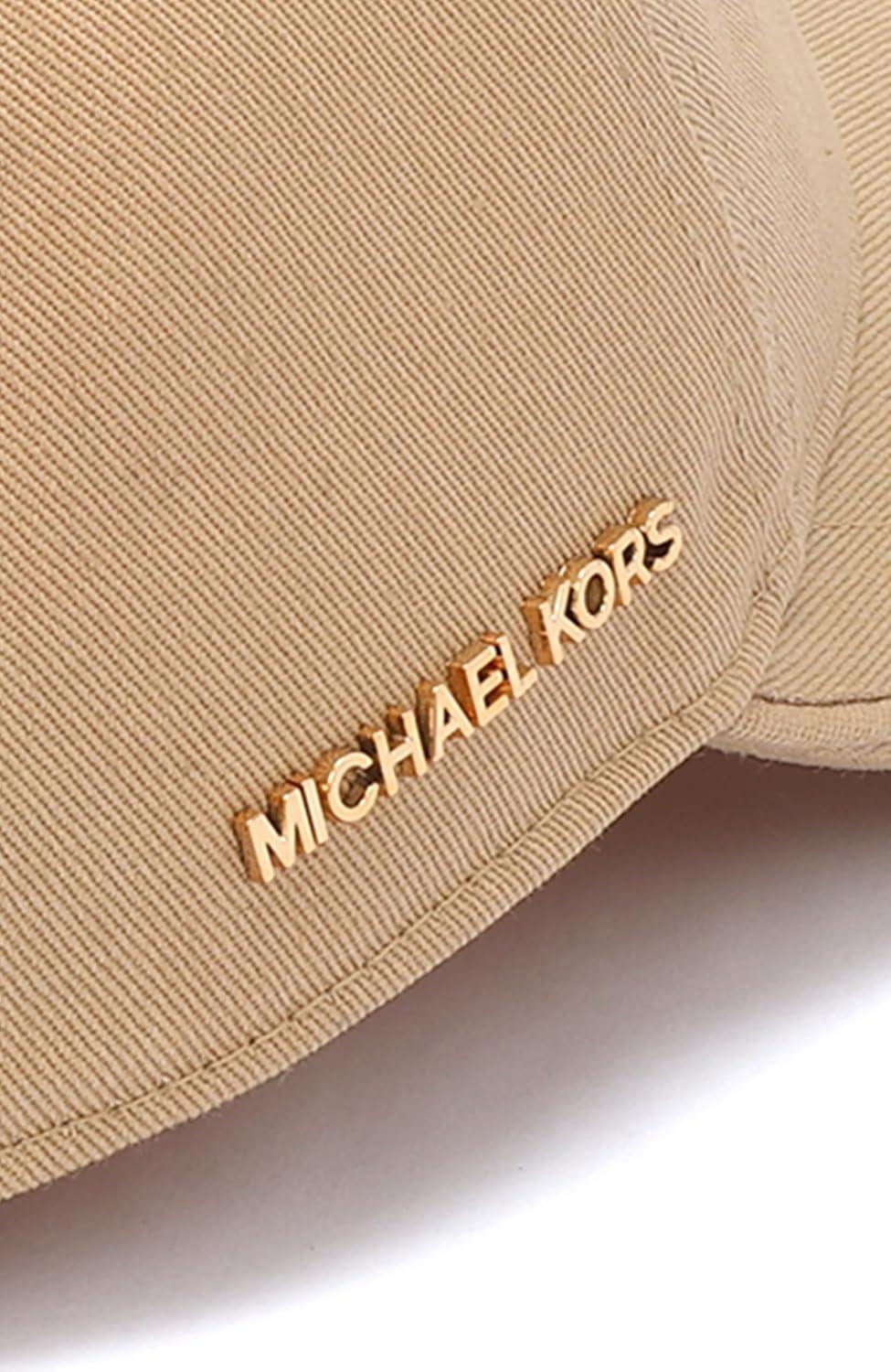 imageMichael Kors Womens Baseball Cap with Logo Stylish Hat ampamp Fashion AccessoryKhaki