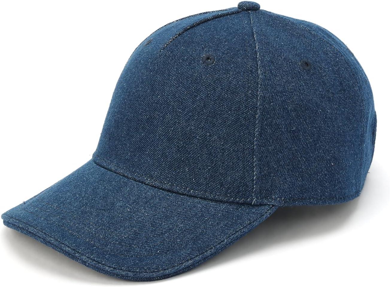 imageMichael Kors Womens Distressed Denim Baseball Cap Stylish Hat ampamp Fashion AccessoryMedium Blue