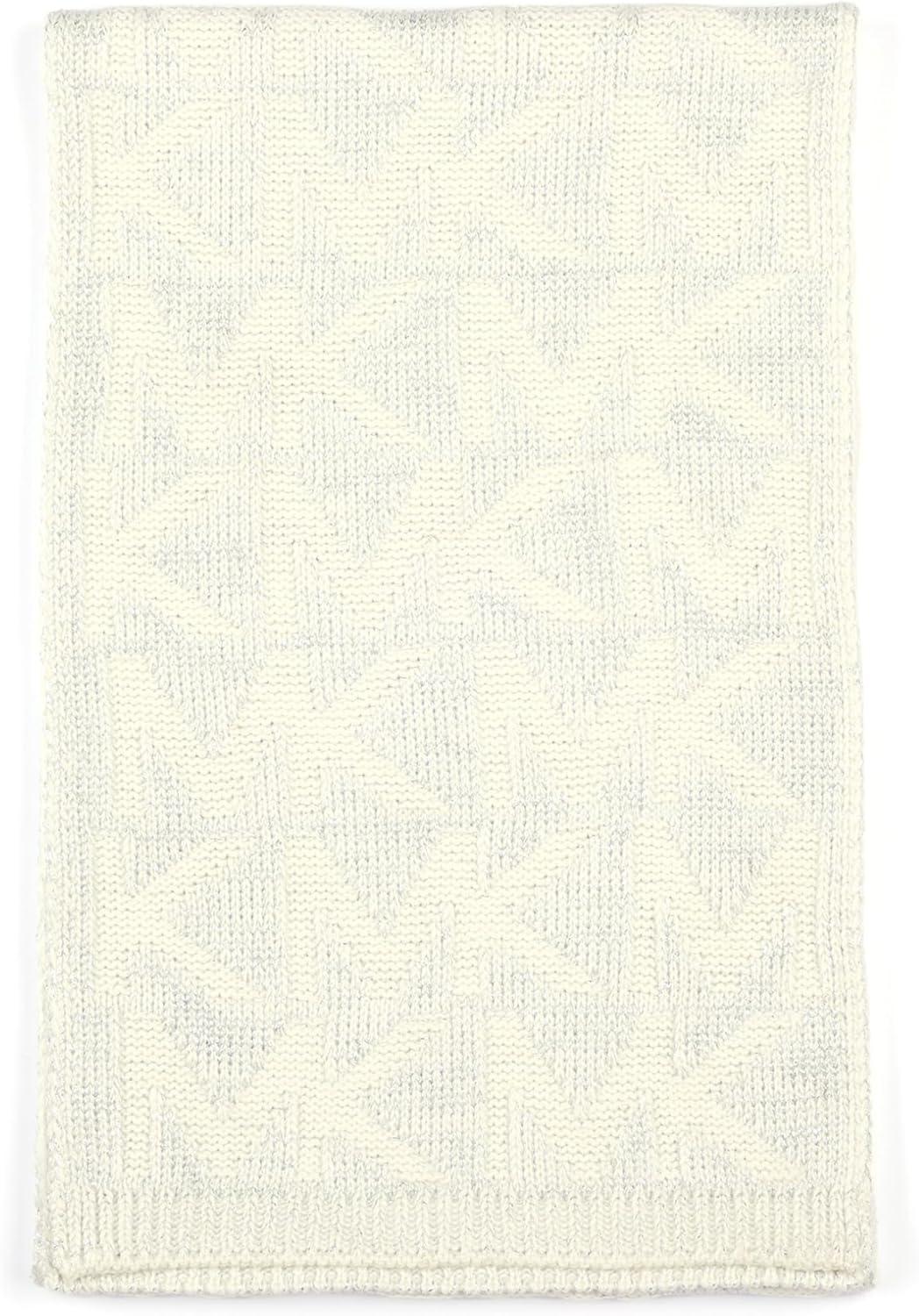 imageMichael Kors Womens Metallic Beanie ampamp Scarf Set Stylish ampamp Warm Fashion Accessories for Cold WeatherCream