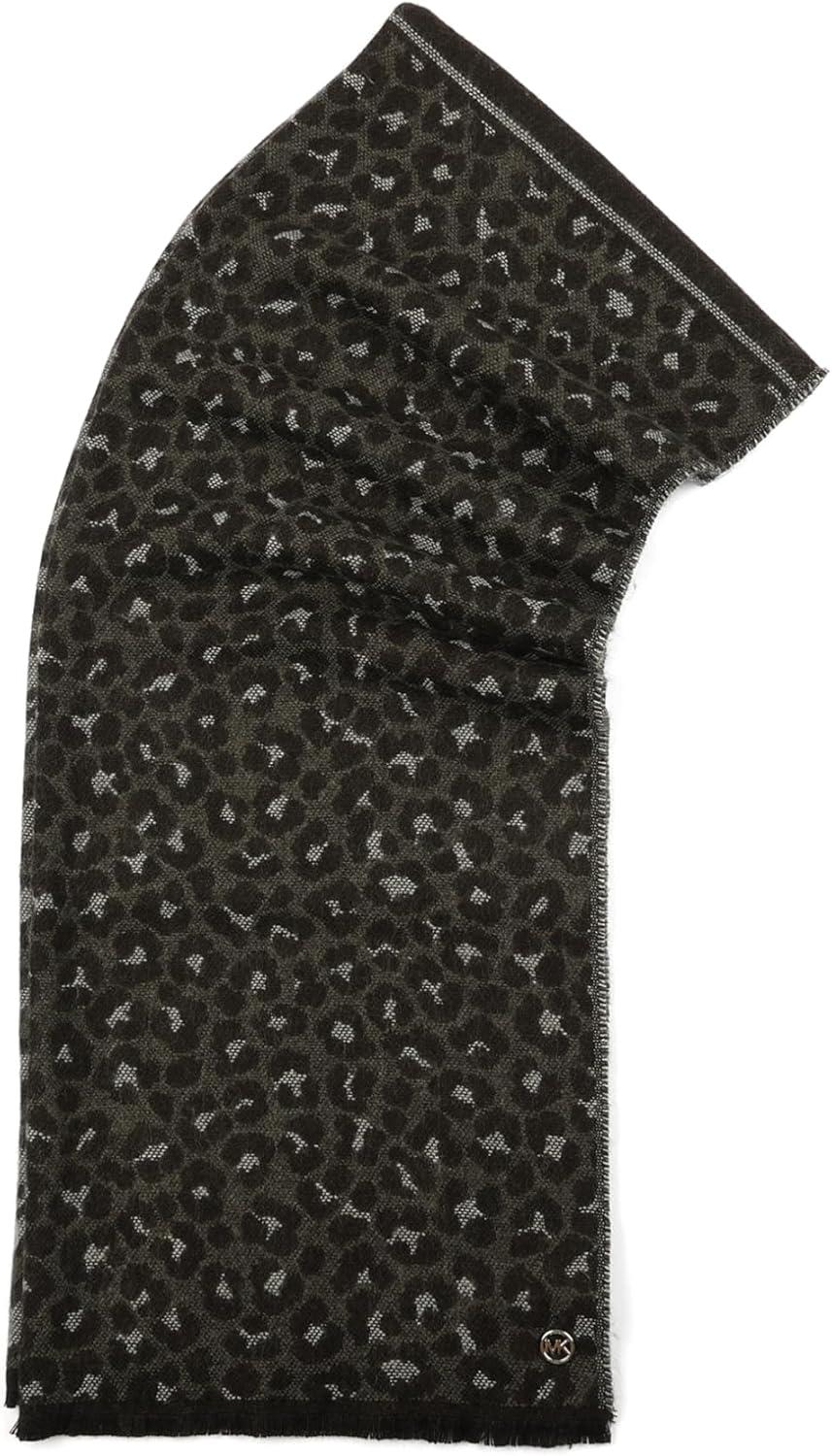 imageMichael Kors Womens Mixed Animal Wrap Stylish Fashion Accessory Scarf for ColdBlack Multi