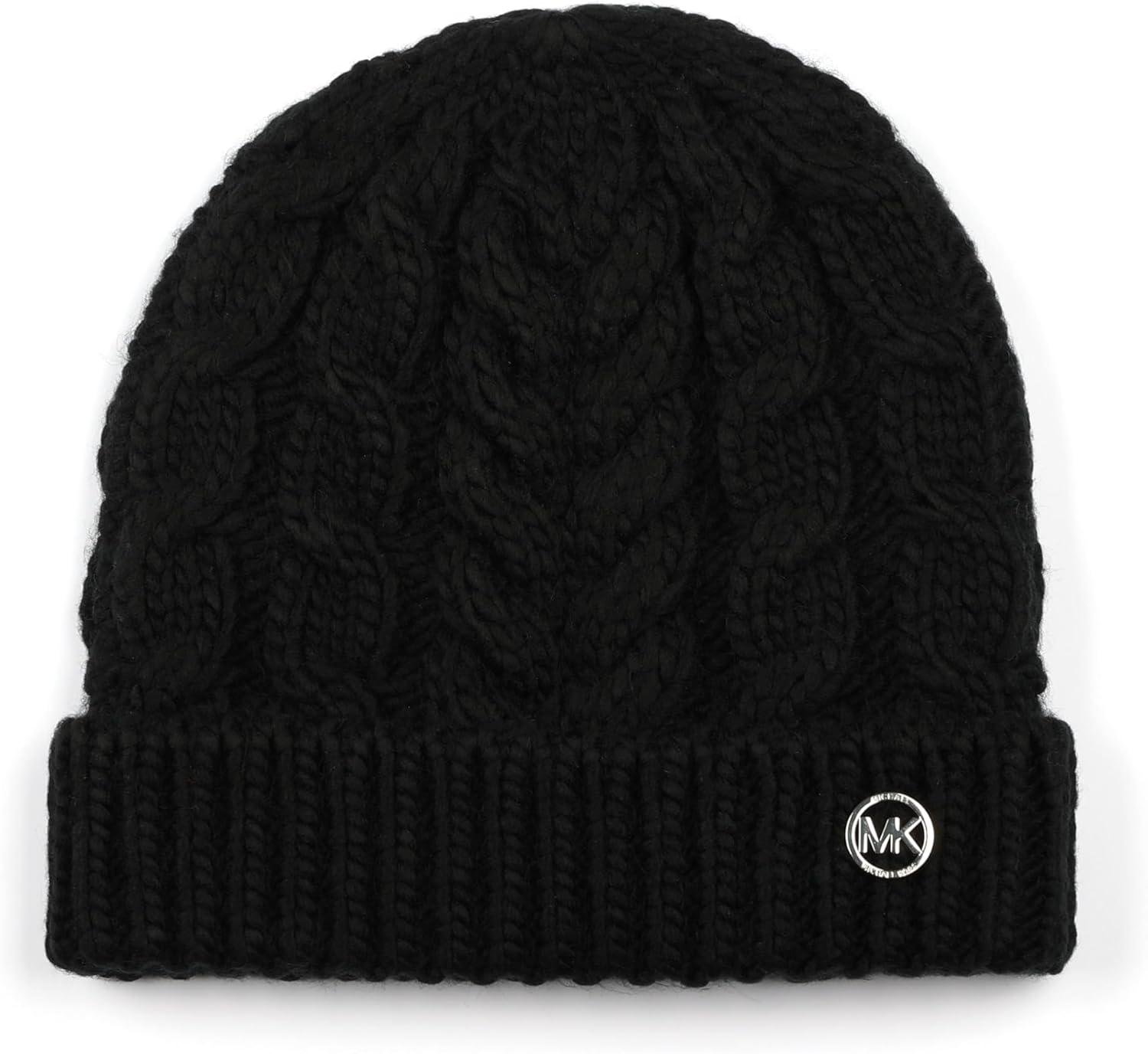 imageMichael Kors Womens Moving Cables Beanie Stylish Hat ampamp Fashion Accessory Cap for WomenBlack