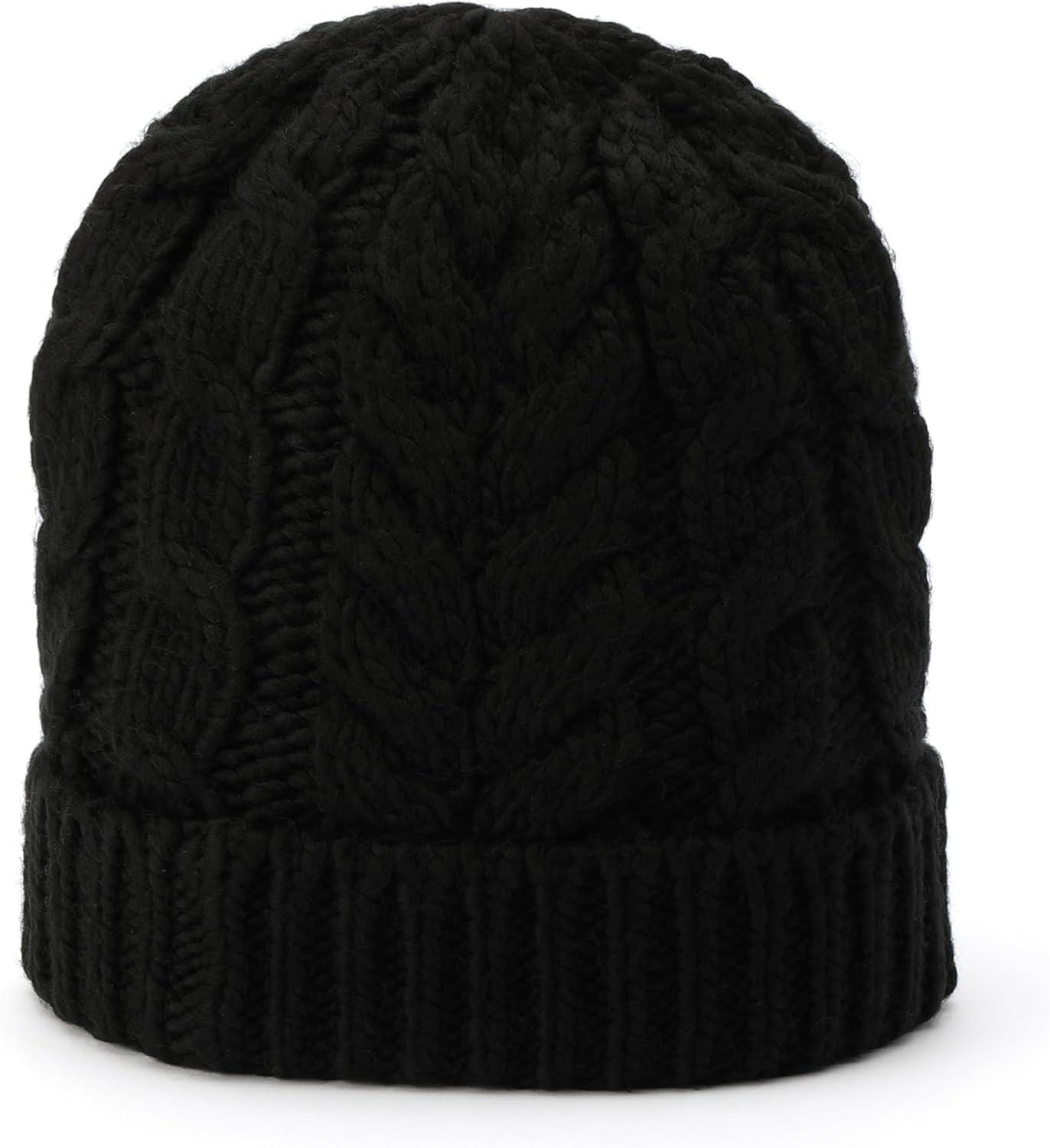 imageMichael Kors Womens Moving Cables Beanie Stylish Hat ampamp Fashion Accessory Cap for WomenBlack