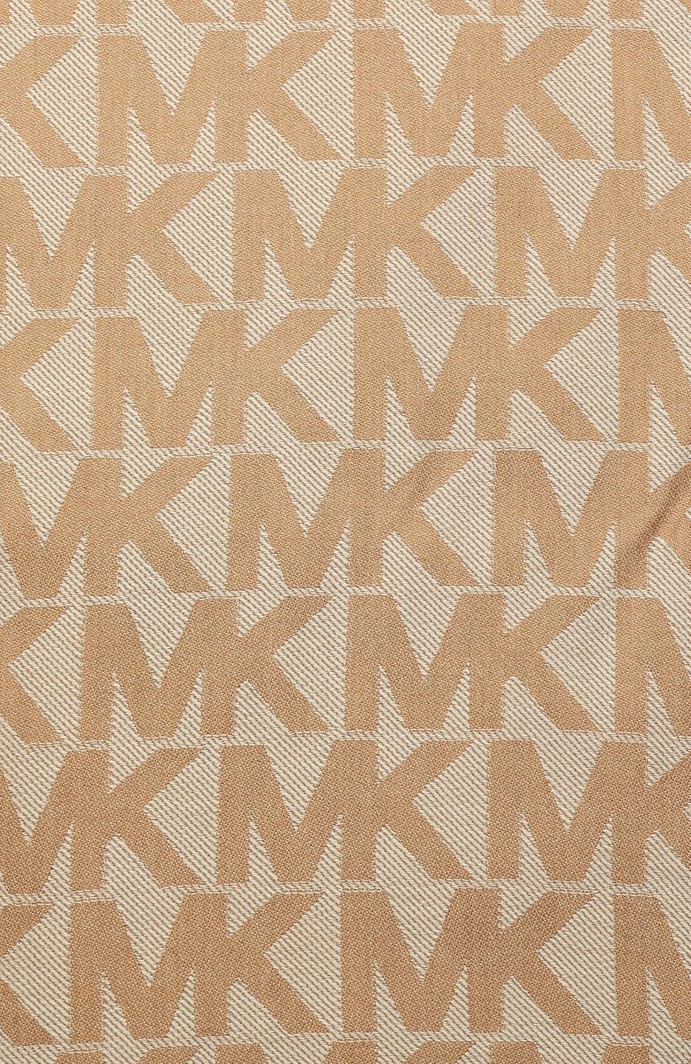 imageMichael Kors womens Mk Charm Colorblocked Lws Scarf Stylish Fashion Accessory for Cold WeatherCamel