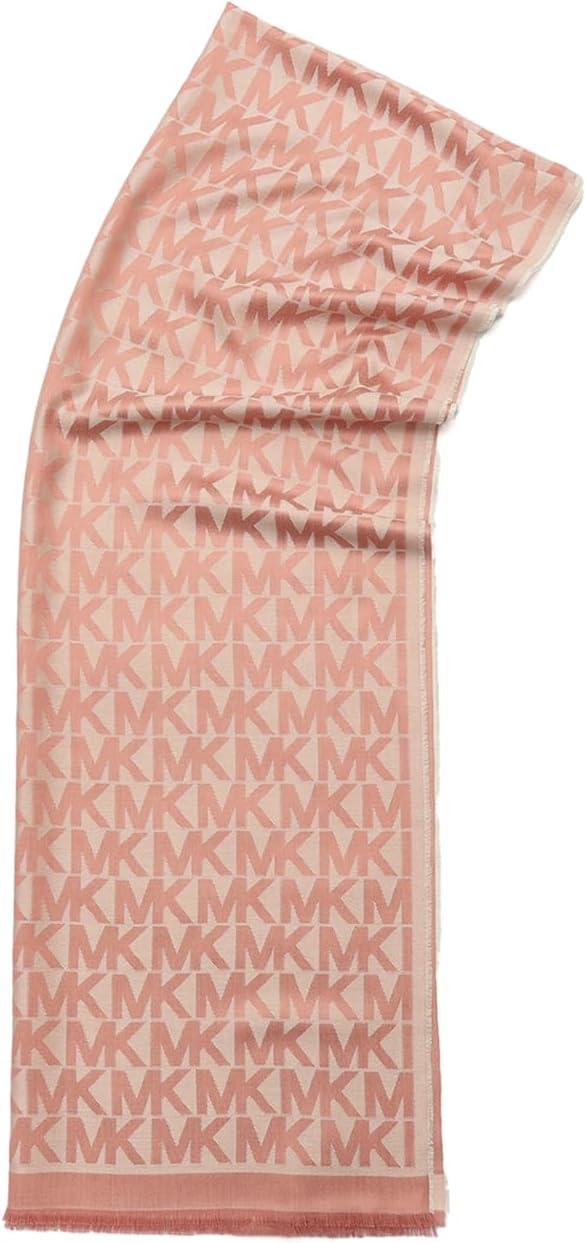 imageMichael Kors womens Mk Charm Colorblocked Lws Scarf Stylish Fashion Accessory for Cold WeatherDusty Rose