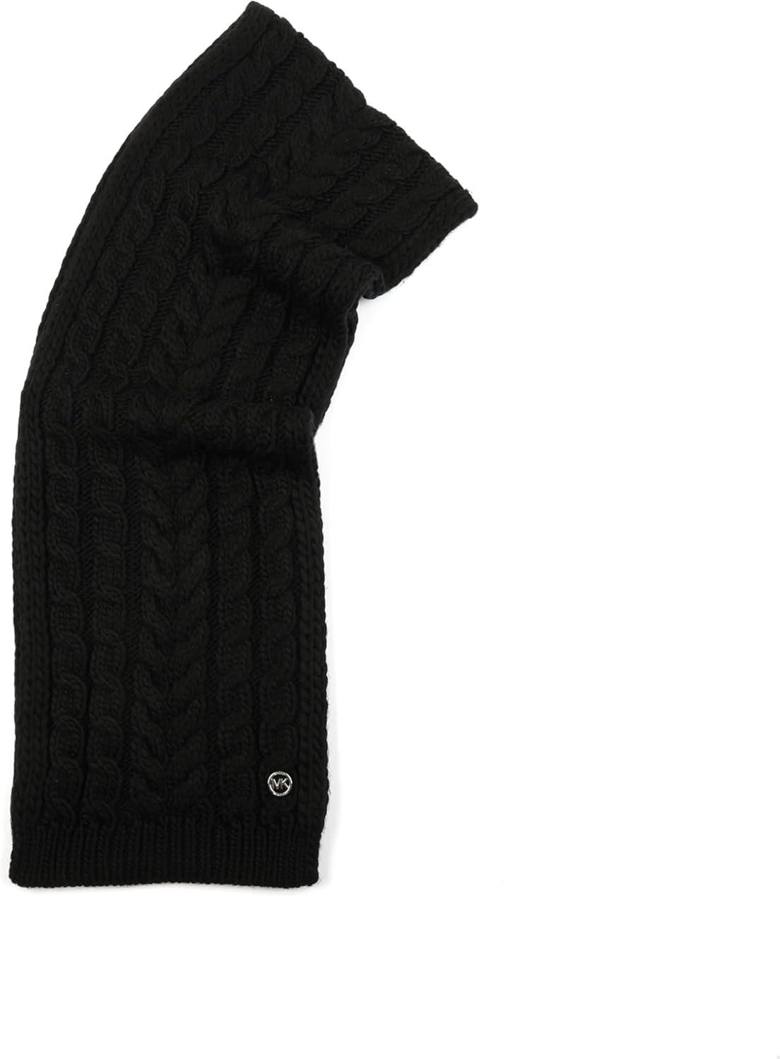 imageMichael Kors womens Moving Cables Scarf Stylish Fashion Accessory Ideal for Cold WeatherBlack