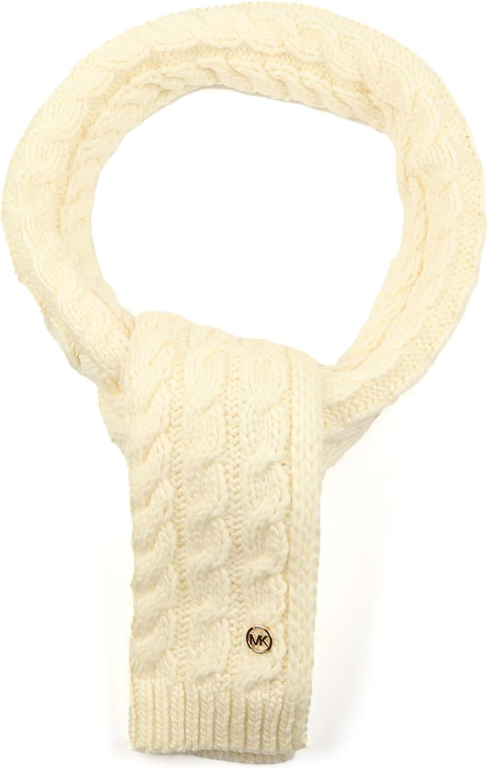 imageMichael Kors womens Moving Cables Scarf Stylish Fashion Accessory Ideal for Cold WeatherCream