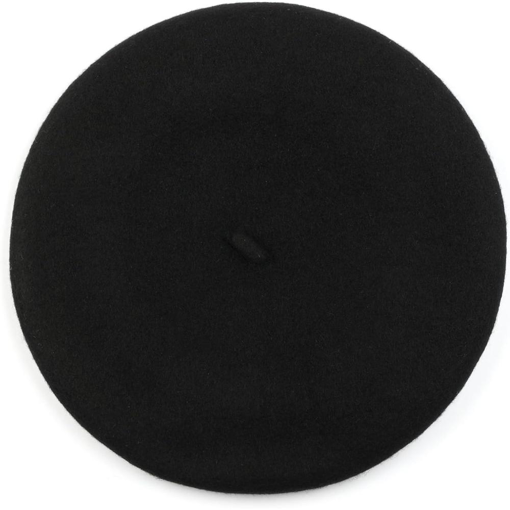 imageMichael Kors Womens Wool Felt Beret Stylish Hat ampamp Fashion Accessory Cap for Cold Weather Black
