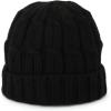 imageMichael Kors Mens V Cable Watch Cap Comfortable ampamp Warm Beanie ampamp Accessory Hat for Cold WeatherBlack