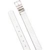 imageMichael Kors Womens 1 Inch Reversible Belt Stylish Fashion Accessory for Everyday WearOptic White