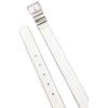 imageMichael Kors Womens 1 Inch Reversible Belt Stylish Fashion Accessory for Everyday WearOptic White