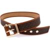 imageMichael Kors Womens 175 Inch Logo Belt with Grommets Stylish Fashion Accessory for Everyday WearBrown