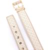 imageMichael Kors Womens 175 Inch Logo Belt with Grommets Stylish Fashion Accessory for Everyday WearLT SAND