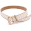 imageMichael Kors Womens 175 Inch Logo Belt with Grommets Stylish Fashion Accessory for Everyday WearLT SAND