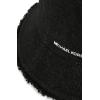 imageMichael Kors Womens Distressed Denim Bucket Hat Stylish Cap ampamp Fashion Accessory Black
