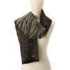 imageMichael Kors Womens Mixed Animal Wrap Stylish Fashion Accessory Scarf for ColdBlack Multi