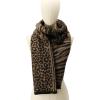 imageMichael Kors Womens Mixed Animal Wrap Stylish Fashion Accessory Scarf for ColdDark Camel Multi