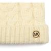 imageMichael Kors Womens Moving Cables Beanie Stylish Hat ampamp Fashion Accessory Cap for WomenCream