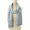 imageMichael Kors womens Mk Charm Colorblocked Lws Scarf Stylish Fashion Accessory for Cold WeatherChambray