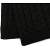 imageMichael Kors womens Moving Cables Scarf Stylish Fashion Accessory Ideal for Cold WeatherBlack