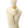 imageMichael Kors womens Moving Cables Scarf Stylish Fashion Accessory Ideal for Cold WeatherCream