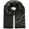 imageMichael Kors Womens Mixed Animal Wrap Stylish Fashion Accessory Scarf for ColdBlack Multi