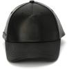 imageMichael Kors Womens Neoprene ampamp Leather Baseball Cap Stylish Hat ampamp Fashion AccessoryBlack