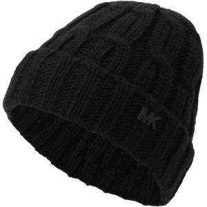 imageMichael Kors Mens V Cable Watch Cap Comfortable ampamp Warm Beanie ampamp Accessory Hat for Cold WeatherBlack