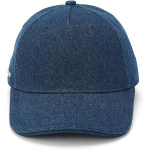 imageMichael Kors Womens Distressed Denim Baseball Cap Stylish Hat ampamp Fashion AccessoryMedium Blue
