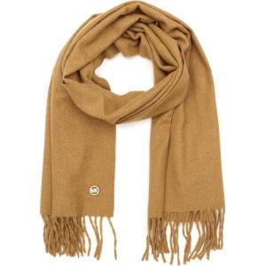 imageMichael Kors Womens Metallic Herringbone Wrap Stylish Fashion AccessoryDark Camel Gold Me