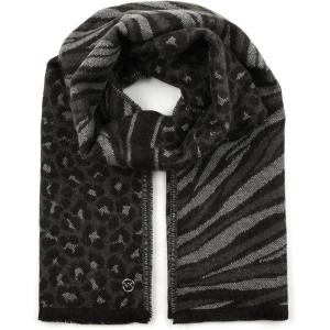 imageMichael Kors Womens Mixed Animal Wrap Stylish Fashion Accessory Scarf for ColdBlack Multi