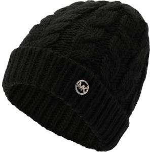 imageMichael Kors Womens Moving Cables Beanie Stylish Hat ampamp Fashion Accessory Cap for WomenBlack