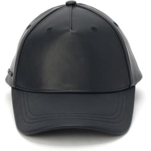 imageMichael Kors Womens Neoprene ampamp Leather Baseball Cap Stylish Hat ampamp Fashion AccessoryNavy