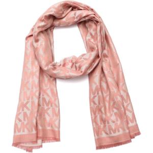imageMichael Kors womens Mk Charm Colorblocked Lws Scarf Stylish Fashion Accessory for Cold WeatherDusty Rose