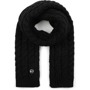 imageMichael Kors womens Moving Cables Scarf Stylish Fashion Accessory Ideal for Cold WeatherBlack
