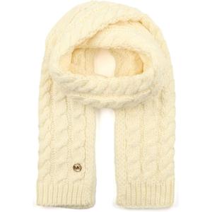 imageMichael Kors womens Moving Cables Scarf Stylish Fashion Accessory Ideal for Cold WeatherCream