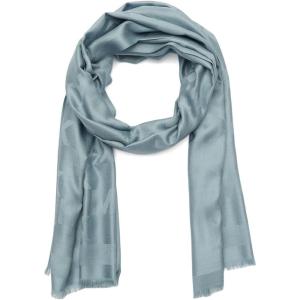 imageMichael Kors womens Stacked Full Scale Scarf Soft ampamp Stylish Fashion Accessory for Cold WeatherChambray