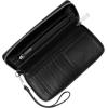 imageMichael Kors Jet Set Travel ContinentalSilverTone HardwareBlack