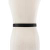 imageMichael Kors Womens 1 Inch Double Ring Leather Belt Fashion Accessory for Everyday WearBlackAntique Gold