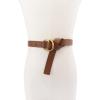 imageMichael Kors Womens 1 Inch Double Ring Leather Belt Fashion Accessory for Everyday WearLuggage