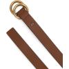 imageMichael Kors Womens 1 Inch Double Ring Leather Belt Fashion Accessory for Everyday WearLuggage