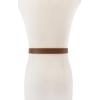 imageMichael Kors Womens 1 Inch Double Ring Leather Belt Fashion Accessory for Everyday WearLuggage