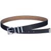 imageMichael Kors Womens 1 Inch Leather Belt with 3 Keepers Stylish Fashion Accessory for Everyday WearDark Chambray