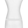 imageMichael Kors Womens 1 Inch Leather Belt with 3 Keepers Stylish Fashion Accessory for Everyday WearOptic White