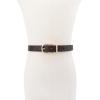 imageMichael Kors Womens 1 Inch Reversible to Saffiano Leather BeltBlackNavy