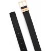 imageMichael Kors Womens 125 Inch Leather Belt Stylish Fashion Accessory for Everyday WearBlackGold