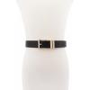 imageMichael Kors Womens 125 Inch Leather Belt Stylish Fashion Accessory for Everyday WearBlackGold