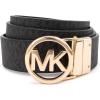 imageMichael Kors Womens 125 Inch Reversible Belt Stylish Fashion Accessory for Everyday WearBlackGold